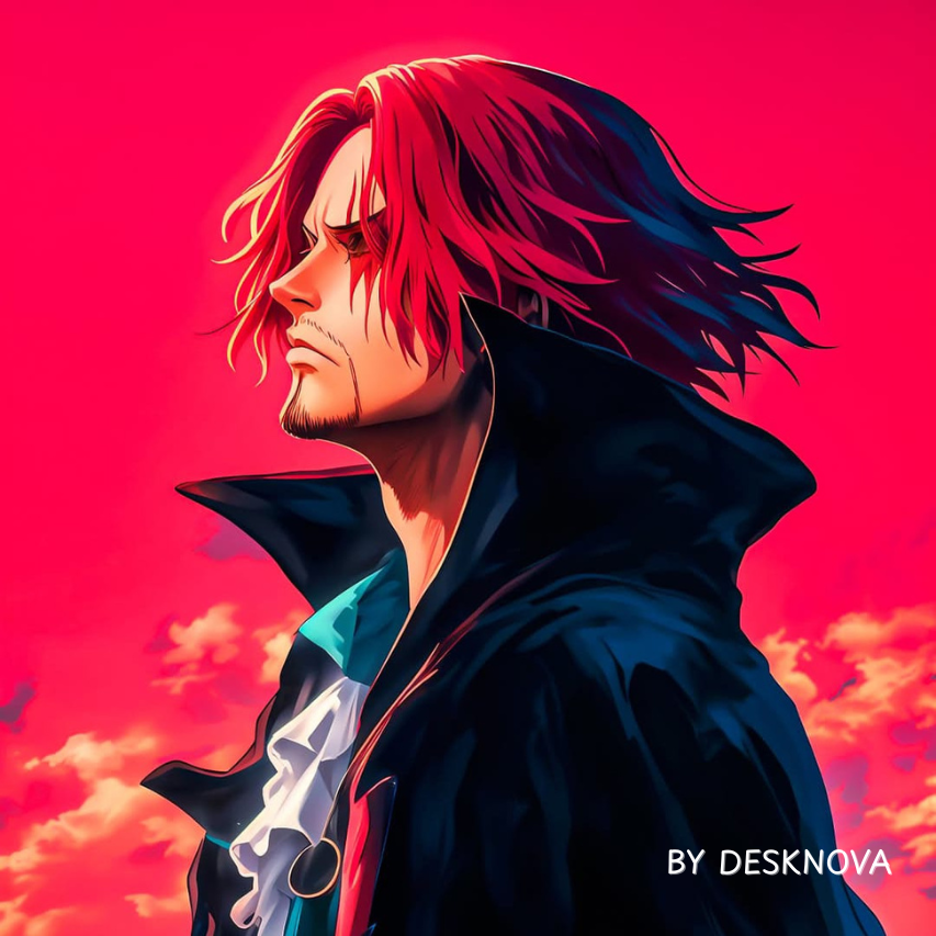 Red Anime Character Mousepad