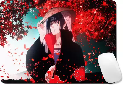 Red Leaves Anime Mousepad