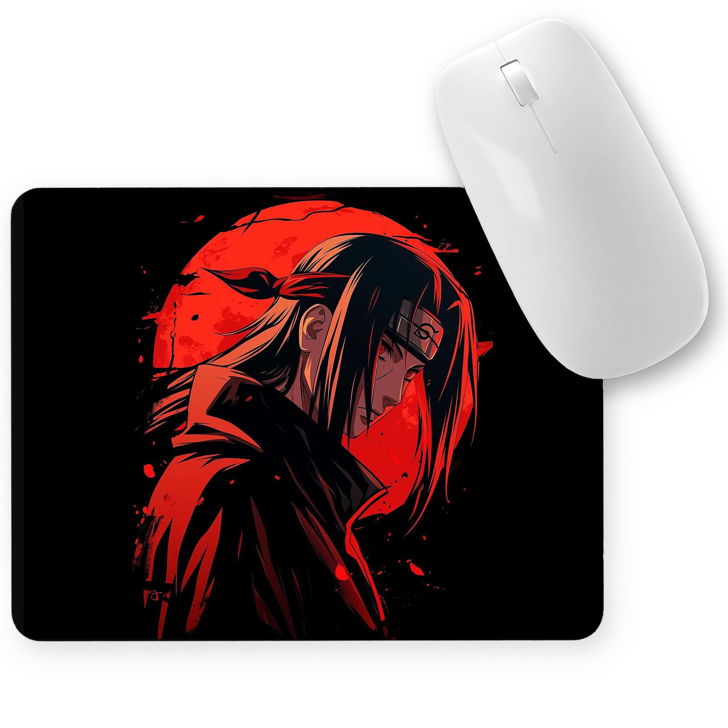 Red Moon Anime Mousepad