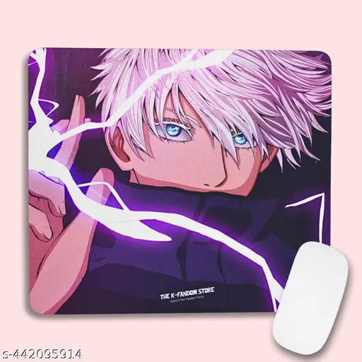 Silver Hair Anime Mousepad